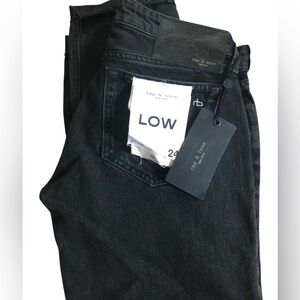 NWT Rag & Bone the Dre boyfriend black jeans size 24 Host
pick!